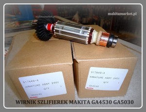 WIRNIK SZLIFIERKA MAKITA GA4030 GA4530 GA5030 PJ7000 nr. kat. 517649-4