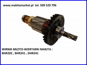 WIRNIK MŁOTOWIERTARKI MAKITA BHR202 BHR241 DHR241  519226-8