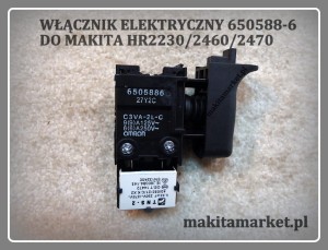 WŁĄCZNIK MAKITA HR2230/2460/2470 DS4010  nr. kat. 650588-6