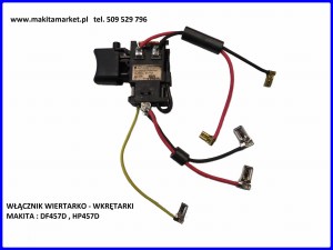 WŁĄCZNIK WIERTARKO WKRĘTARKI MAKITA DF457D HP457D  638862-2